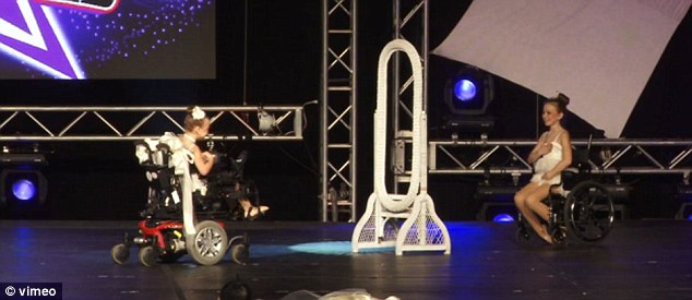 Sisters Quincy and Gracie Latkovski were named National Champions this weekend at a local dance competition. Gracie, 9, who uses a wheelchair due to Cerebral Palsy and Cystic Fibrosis, has been dancing for years with her sister at a studio near Louisville, Ky. This weekend they took the stage together at the Jamfest Dance Super Nationals at the Northern Kentucky Convention Center. Their duet began with Gracie in her wheelchair and Quincy also sitting in a wheelchair. Quincy then stood up and twirled around the stage with her sister in a choreographed routine to a song titled ‘Reflections'. "Seeing both my girls on stage together inspires me and shows they have the heart of a true champion," says mom Christin Latkovski. Those who saw the performance were just as inspired by the sisters, with Jamfest representatives saying the girls "awed the audience and warmed hearts throughout the competition." At the end of their routine, Gracie and Quincy were named National Champions and received special recognition on stage. "I love dancing and want to show that I can do anything everyone else can because I believe in my dreams," Says Gracie who began dancing at age 3. The sisters were two of 4,500 dancers from across the country to perform in the 10th annual Jamfest competition. The Jamfest Cheer and Dance organization offers special needs cheer and dance performances at each of their events.