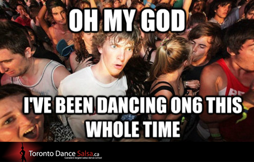 Alright Salsa Lovers! DJ Evan is now taking requests for Sunday’s social so leave your Salsa, bachata, merengue, and kizomba song requests below and he’ll play them for you! Sun at 5095 Yonge Street, 2nd floor, validated free parking. $7 cover only from 7pm – 10pm!